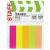 Блок-закладка с липким слоем 14x50 мм , бумажные , 5 неоновых цветов по 50 листов (STAFF)
