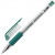Ручка гелевая, с резиновым упором, зеленая, 0,5мм (STAFF)