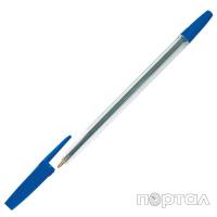 Ручка шариковая CORVINA, синяя , прозрачный корпус (UNIVERSAL)