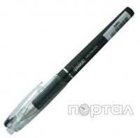 Ручка гелевая, черная , "BIGWIG", пластиковый корпус (INDEX)