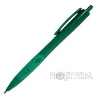 Ручка гелевая, зеленая, атоматическая "VINSON GEL", резиновый упор (INDEX)