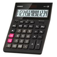 Калькулятор настольный, 14 знаков, 209х155 мм, черный (CASIO)