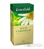 Чай травяной "Camomile Meadow", 25 пакетов, 10*1*1,5 гр. (GREENFIELD)