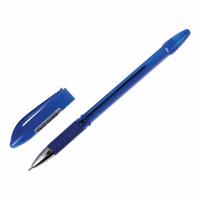 Ручка шариковая, рез.манжета, линия письма 0,35 мм, синие чернила (STAFF)