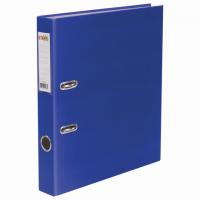 Папка-регистратор 50 мм. обложка ПВХ, цвет синий (STAFF)