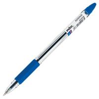 Ручка гелевая, синяя , "ADVOKAT" , пластиковый прозрачный корпус, 0,5мм (INDEX)