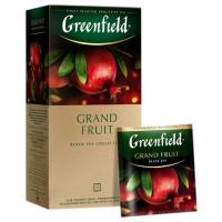 Чай черный "Grand Fruit", 25 пакетов, в конвертах по 1,5 г. (GREENFIELD)