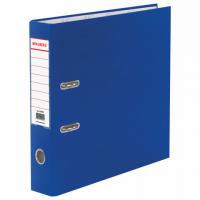 Папка-регистратор 70 мм. обложка ПВХ, цвет синий (BRAUBERG)