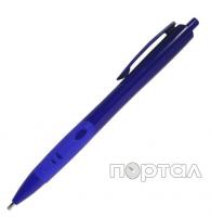 Ручка гелевая, синяя, атоматическая "VINSON GEL", резиновый упор (INDEX)