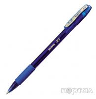 Ручка шариковая  Z-1, 0.7мм, тонированный синий корпус, резиновая манжета, синие чернила (ZEBRA)
