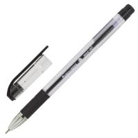 Ручка шариковая, Max-Oil, 0,5мм, с грипом, масл.чернила, черная (BRAUBERG)