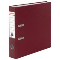 Папка-регистратор 70 мм. обложка ПВХ, цвет бордовый (BRAUBERG)