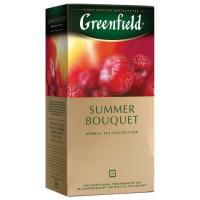 Чай фруктовый "Summer Bouquet", 25 пакетов, в конвертах по 2 г. (GREENFIELD)