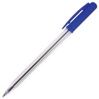 Ручка шариковая автоматическая  Basic, линия письма 0,4 мм , синие чернила (STAFF)