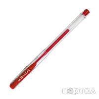 Ручка гелевая, красная, 0,5мм (SPONSOR)