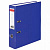Папка-регистратор 75мм. обложка ламинированная, цвет синий  (BRAUBERG)