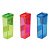 Точилка пластмассовая, с контейнером, прямоугольная, цвет ассорти (BEIFA )