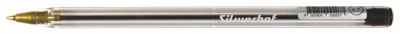 Ручка шариковая SIMPLEX, 0.7мм, черные чернила, однораз. (SILWERHOF)