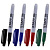 Набор маркеров перманентных, 2 мм, 4 цвета (STAFF)