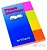 Блок-закладка с липким слоем 20x50 мм , бумажные , 4 ярких цвета по 40 листов (GLOBAL)