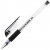 Ручка гелевая, с резиновым упором, черная, 0,5мм (STAFF)