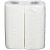 Полотенце бумажное в рулоне, двухслойное, белое (2 рул./упак.)