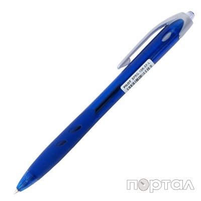 Ручка шариковая автомат REXGRIP, 0.7,синяя (PILOT)